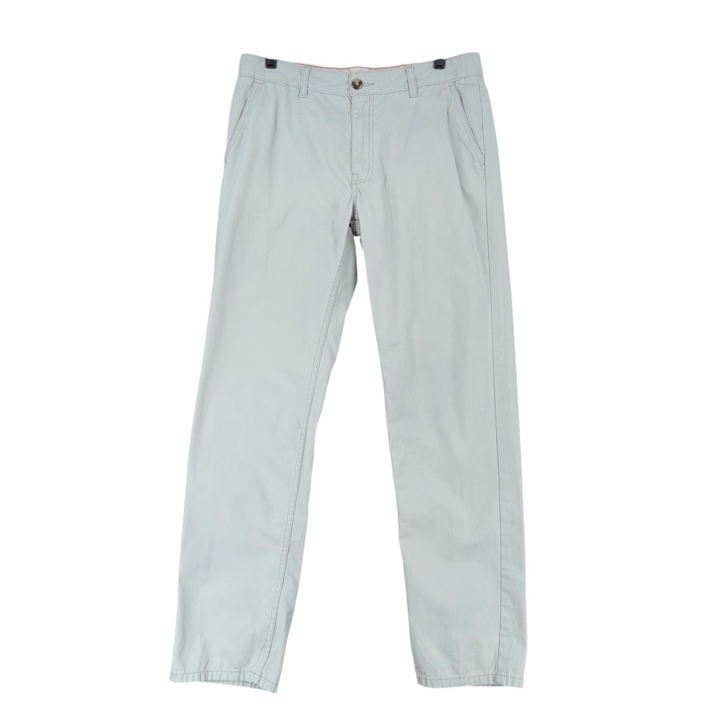JACK THREADS Mens Chino Pants Light Gray Straight Fit Casual Dress‎ Size 34x32